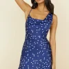 Polaroid Camera Dress Blue