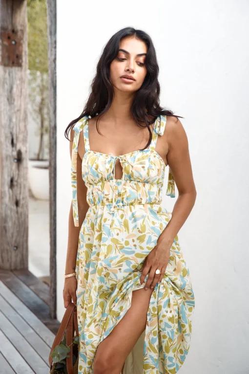 Rainforest Wander Maxi Dress Green