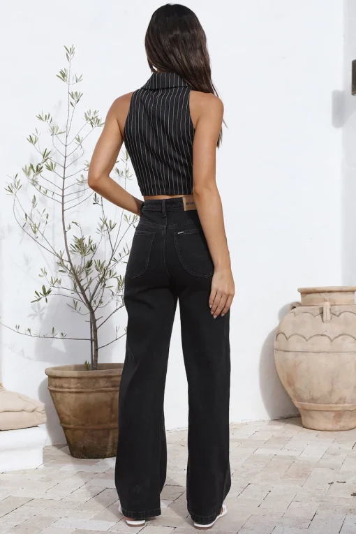 RIDERS BY LEE Hi Wide Leg Jean Vintage Black