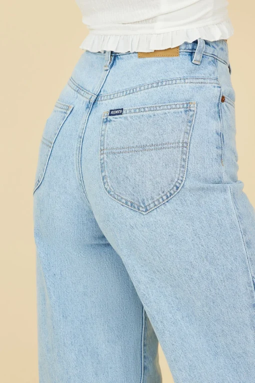 RIDERS BY LEE Hi Wide Leg Blue Essence