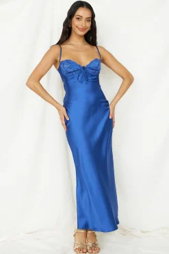 Roaming Girl Maxi Dress Blue
