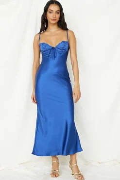 Roaming Girl Maxi Dress Blue
