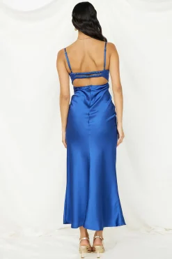 Roaming Girl Maxi Dress Blue
