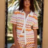 RUNAWAY THE LABEL Albie Short Orange Multi