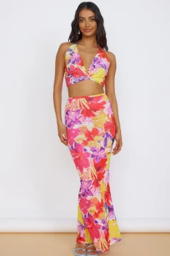 RUNAWAY THE LABEL Romance Top Pink