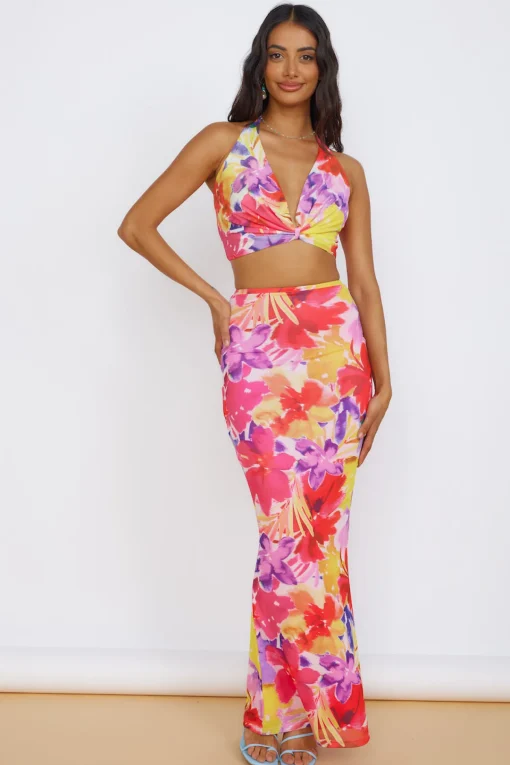 RUNAWAY THE LABEL Romance Top Pink