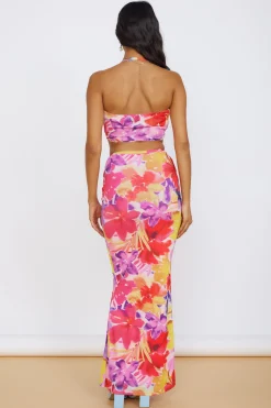 RUNAWAY THE LABEL Romance Top Pink