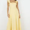 Salty Air Maxi Dress Yellow