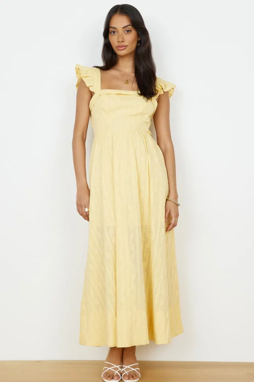 Salty Air Maxi Dress Yellow