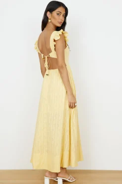 Salty Air Maxi Dress Yellow