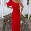 Say Goodbye Maxi Dress Red