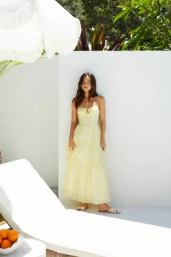 Seraphina Maxi Dress Yellow
