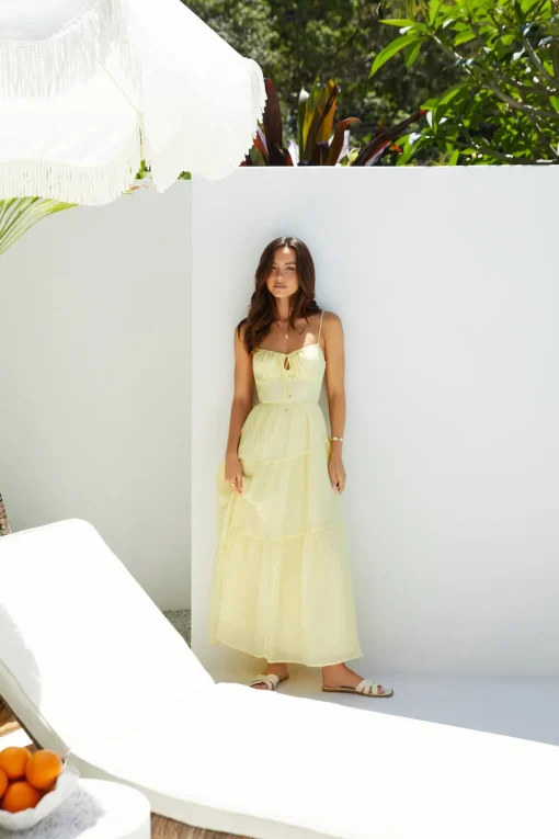 Seraphina Maxi Dress Yellow