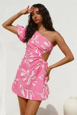 Settle In Mini Dress Pink