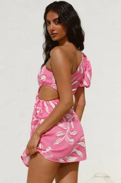 Settle In Mini Dress Pink