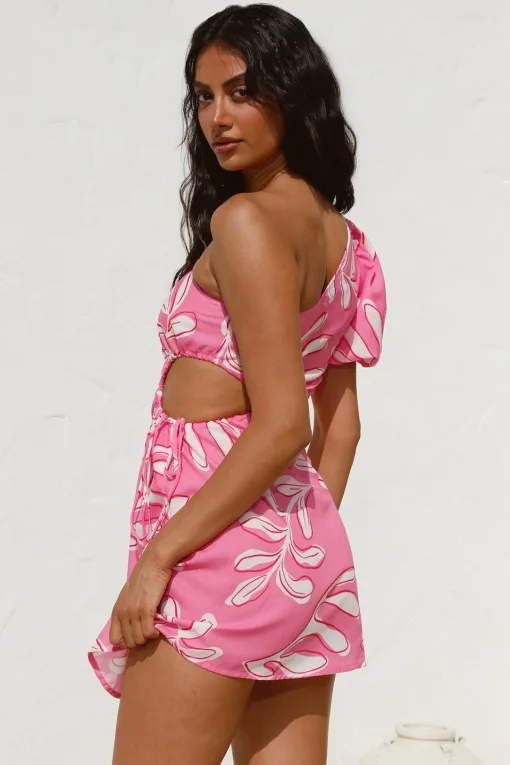 Settle In Mini Dress Pink