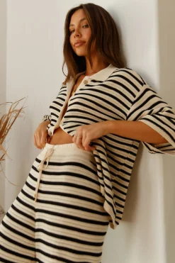 SEVEN WONDERS Cherie Knit Shirt Sand