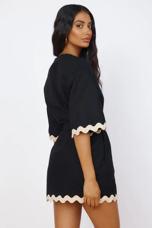 SEVEN WONDERS Harry Mini Dress Black