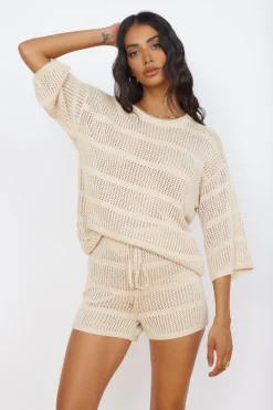 SEVEN WONDERS Samia Top Sand