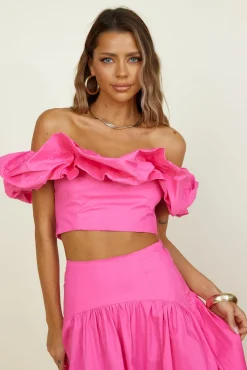SEVEN WONDERS Savannah Top Fuchsia