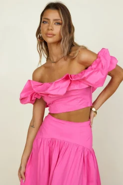 SEVEN WONDERS Savannah Top Fuchsia