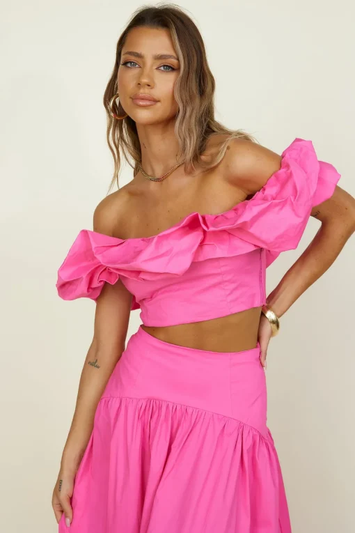 SEVEN WONDERS Savannah Top Fuchsia