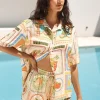 SEVEN WONDERS Sola Short Agata Print
