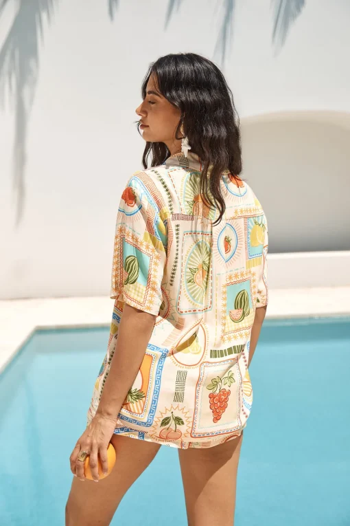 SEVEN WONDERS Sola Short Agata Print