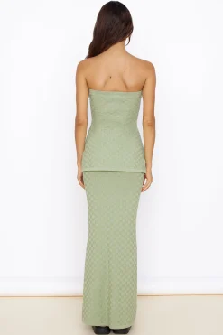 SEVEN WONDERS Wataya Maxi Skirt Sage
