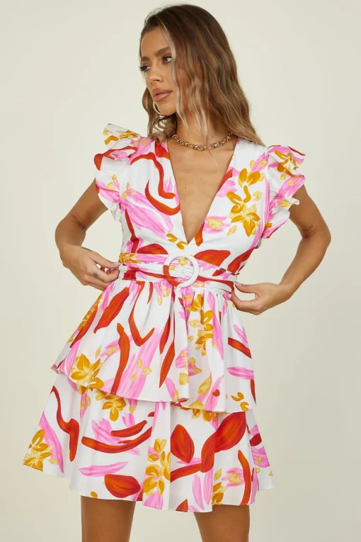 Simple Pleasures Dress Pink