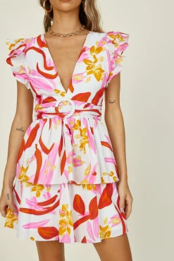 Simple Pleasures Dress Pink