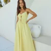 Sincerely True Maxi Dress Yellow