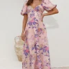 Sing Along Maxi Dress Pink
