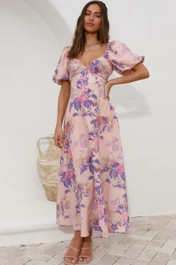 Sing Along Maxi Dress Pink