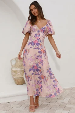 Sing Along Maxi Dress Pink