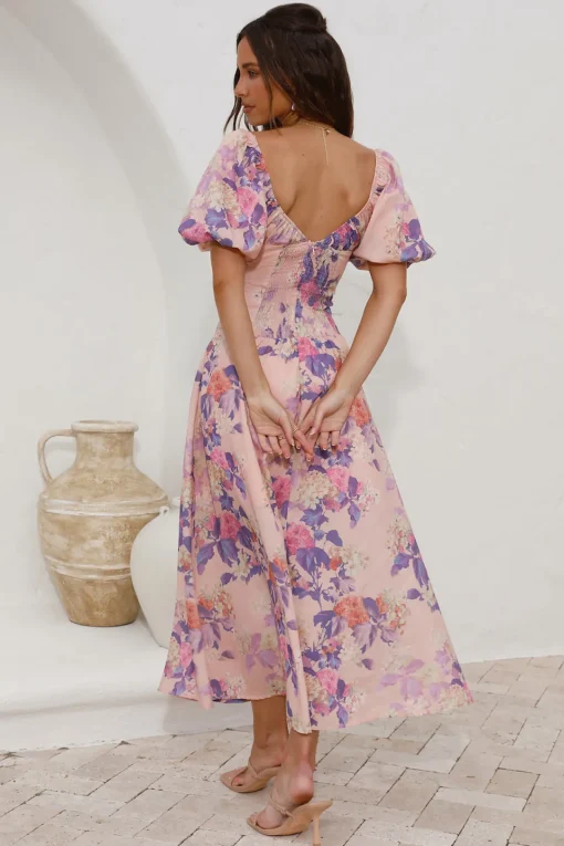Sing Along Maxi Dress Pink