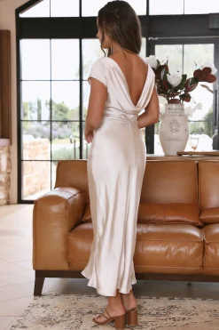 Siren Melody Maxi Dress Champagne