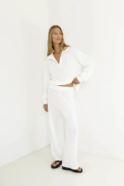 SNDYS Avery Pant White
