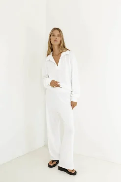 SNDYS Avery Pant White