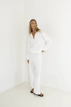 SNDYS Avery Pant White