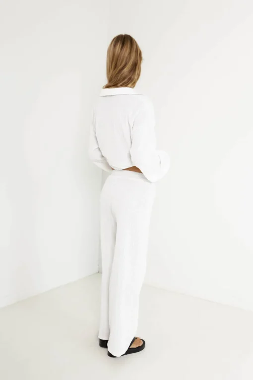 SNDYS Avery Pant White
