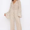 SNDYS Candice Pant Check Print