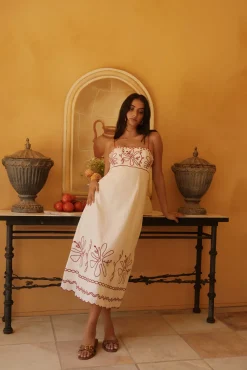 Soft Horizon Maxi Dress Beige