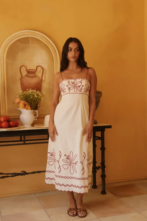 Soft Horizon Maxi Dress Beige