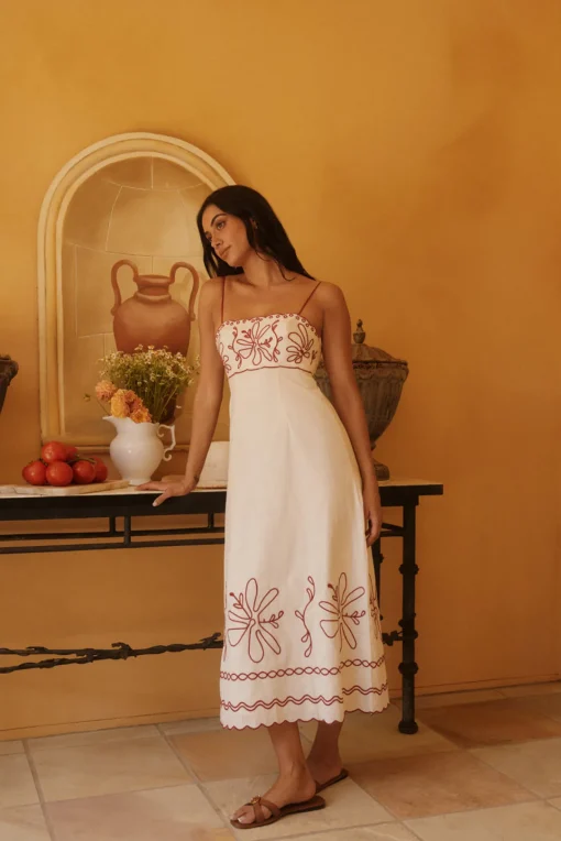 Soft Horizon Maxi Dress Beige