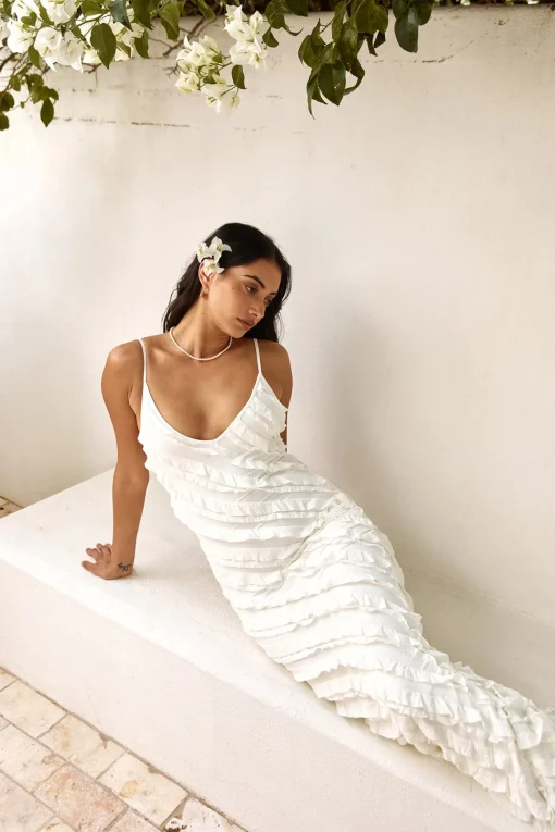 Sound Of Angels Maxi Dress White