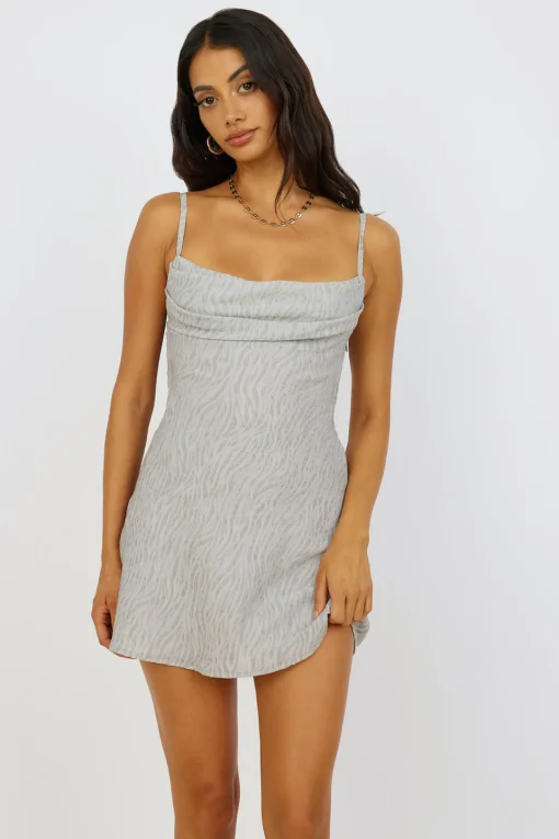 Springtime Lover Dress Grey