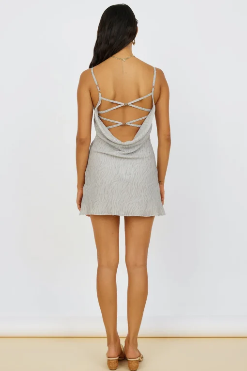 Springtime Lover Dress Grey