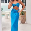 Star In The Night Crop Top Blue