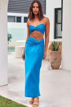 Star In The Night Crop Top Blue